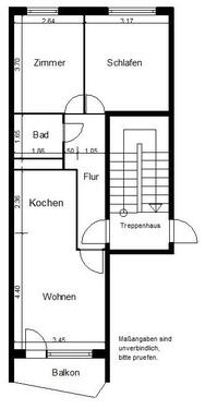 Foto - 3 Zimmer Etagenwohnung in Nordhausen