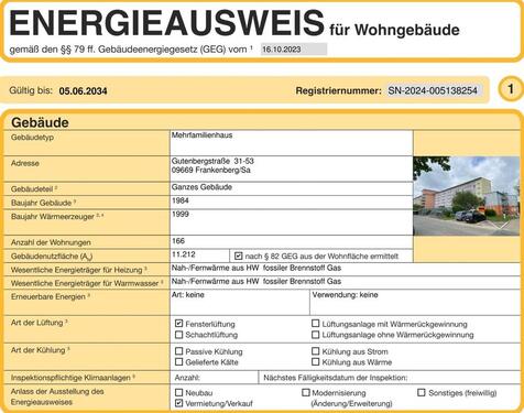 Foto - Etagenwohnung in Frankenberg (Sachsen)