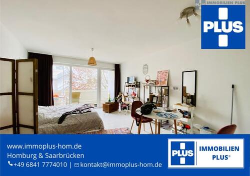 Foto - HOMBURG-ZENTRUM; HELLES 1 ZIMMER APARTMENT MIT SONNIGEM BALKON