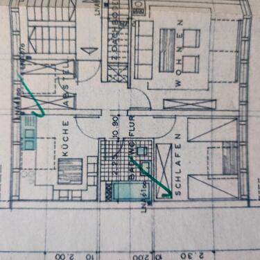 Foto - 2 Zimmer Dachgeschoss Wohnung - 650,00&nbsp;EUR Kaltmiete, ca.&nbsp; 49,40&nbsp;m&sup2;