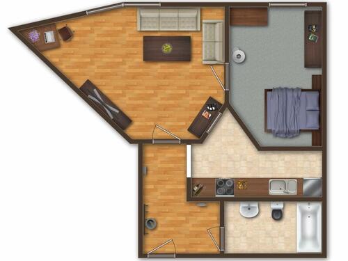 Foto - 2 Zimmer Etagenwohnung zur Miete in Prenzlau