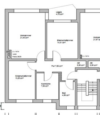 Foto - Etagenwohnung zur Miete in Rheine