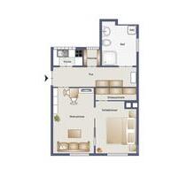 Voll möblierte 2-Zi-Whg Miete inclusive Nebenkosten in Schwabing - München Schwabing-West