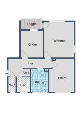 Foto - Etagenwohnung in Gudensberg zur Miete