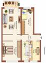 Foto - 3-Raumwohnung 4.OG mit Balkon, WG geeignet