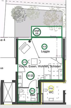 Foto - 1 Zimmer Terrassenwohnung zur Miete in Singen (Hohentwiel)