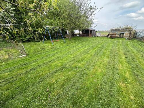 Foto - Garten würselen große wiese ruhig entspannen mit familie garten
