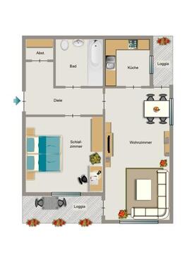 Foto - Etagenwohnung zur Miete in Essen