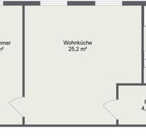 2-Zimmer-Erdgeschoßwohnung in Döbeln