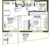 Erstbezug: geräumige 2-Zimmer-Wohnung mit Balkon und Einbauküche - Nordrach