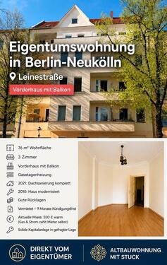 Foto - Etagenwohnung in Berlin zum Kaufen