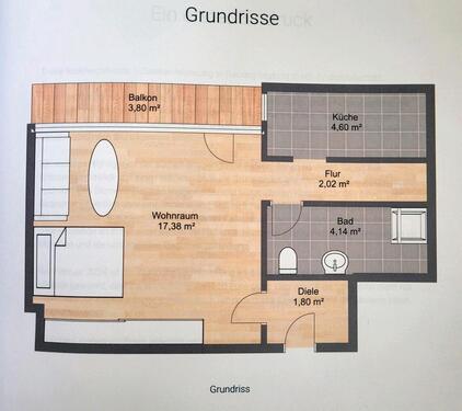 Foto - Etagenwohnung in Gauting zur Miete