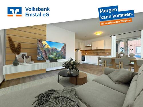 Foto - Darf es ruhig NEU sein? 3-ZKB-Erdgeschosswohnung mit Terrasse und Gartenanteil in Lathen zu mieten!