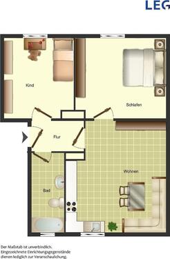 Foto - 2 Zimmer Etagenwohnung zur Miete in Hamm