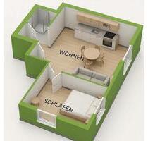 1A-Lage Dieburg Altstadt: Hochwertig sanierte 2-Zi-DG, Stellplatz