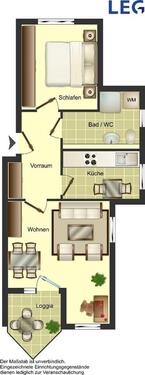 Foto - 3 Zimmer Erdgeschoßwohnung zur Miete in Solingen