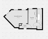 Foto - 2-Zimmer-Wohnung mit offener Küche, ab sofort