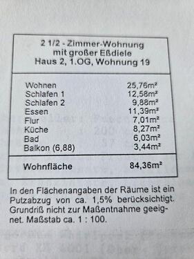 Foto - Kapitalanlage: 2,5 Zimmer, große Essdiele. Vermietet. Von Privat.
