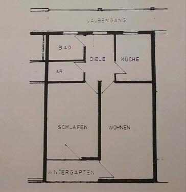 Foto - helle 2,5 Zimmer zu vermieten; zentral mit Wintergarten