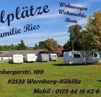Stellplatz ( Freifläche ) für Wohnwagen Wohnmobile Boote - Wernberg-Köblitz