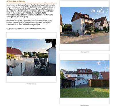 Foto - Schönes wohnliches Mehrfamilienhaus, Ein-Zweifamilienhaus