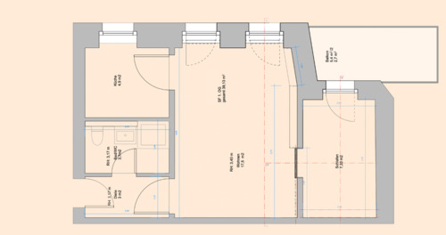 Foto - 2 Zimmer Etagenwohnung zum Kaufen in Berlin