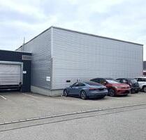 Lagerfläche mit Laderampen und Hochregale - Weißenhorn