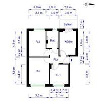 ! Erstbezug nach Sanierung - 3 Raum Wohnung mit Balkon ! - Magdeburg Diesdorf