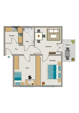 Foto - 3.5 Zimmer Etagenwohnung zur Miete in Bochum