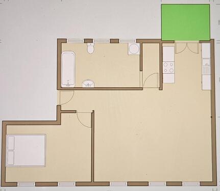 Foto - Dachgeschoßwohnung in Nauen zur Miete