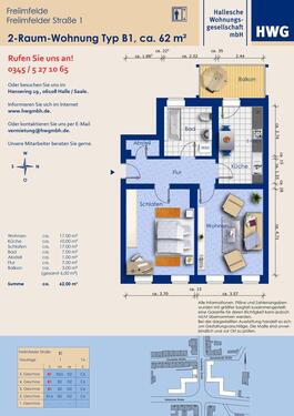 Foto - 2 Zimmer Etagenwohnung in Halle (Saale)