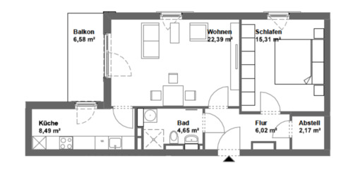 Foto - Etagenwohnung zur Miete in Hannover