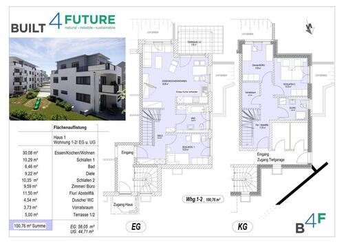 Foto - Terrassenwohnung in Memmingen zur Miete