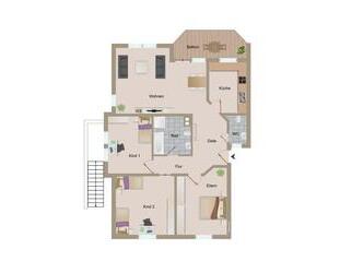 Großzügige, helle 4 Zimmer Wohnung in Puderbach zu vermieten!