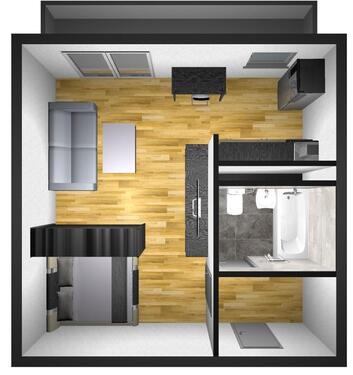 Foto - 1 Zimmer Etagenwohnung zur Miete in Dessau-Roßlau