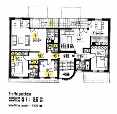 Foto - Dachgeschoßwohnung in Oberhausen zum Kaufen