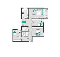 Moderne 4-Zimmer-Wohnung in München mit Balkon