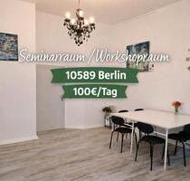 Seminarraum Worksshopraum tageweise zu vermieten - 10589 Berlin