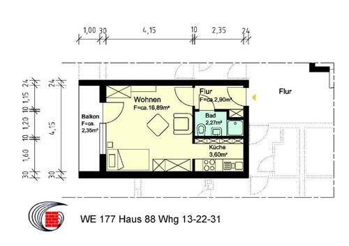 Foto - Etagenwohnung in Pirmasens zur Miete