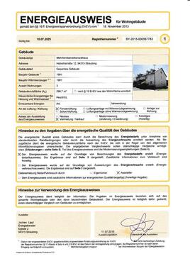 Foto - Etagenwohnung in Straubing zur Miete