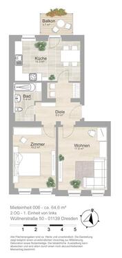 Foto - 2 Zimmer Etagenwohnung in Dresden