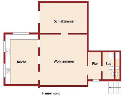 Foto - 2 Zimmer Etagenwohnung in Thale