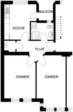 Foto - 2 Zimmer Etagenwohnung zur Miete in Hagen