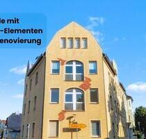 Jobcenter OK – Renovierte DG-Wohnung mit EBK, Keller, Bahnhof nah - Güsten