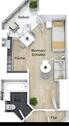 Foto - 1 Zimmer Etagenwohnung in Niefern-Öschelbronn