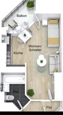 Foto - 1 Zimmer Etagenwohnung in Niefern-Öschelbronn