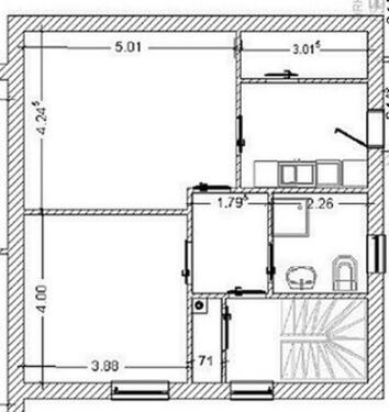 Foto - Obergeschosswohnung ab 02.2026 zur Miete von