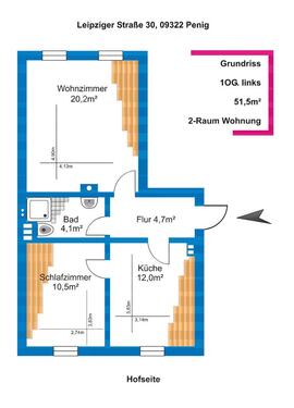 Foto - Etagenwohnung zur Miete in Penig