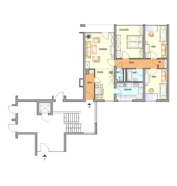 Foto - 4 Zimmer Erdgeschoßwohnung zur Miete in Remscheid