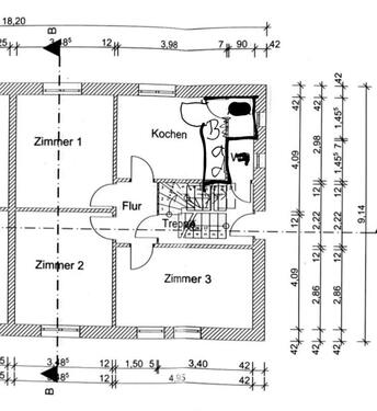 Foto - Etagenwohnung zur Miete in Hessisch Lichtenau